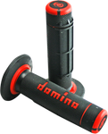 DOMINO Grips - Dually - Half Waffle - Black/Red A02041C4240