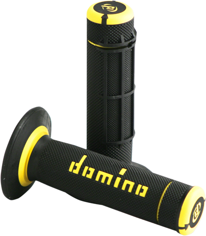 DOMINO Grips - Dually - Half Waffle - Black/Yellow A02041C4740