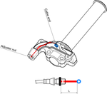 DOMINO Throttle - Two Stroke 51-100