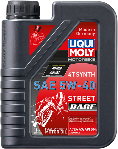 LIQUI MOLY Street Race Synthetic 4T Oil - 5W-40 - 1 L 20074