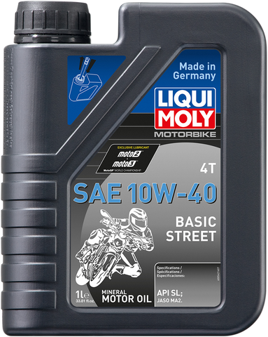 LIQUI MOLY Basic Street 4T Oil - 10W-40 - 1 L 20190