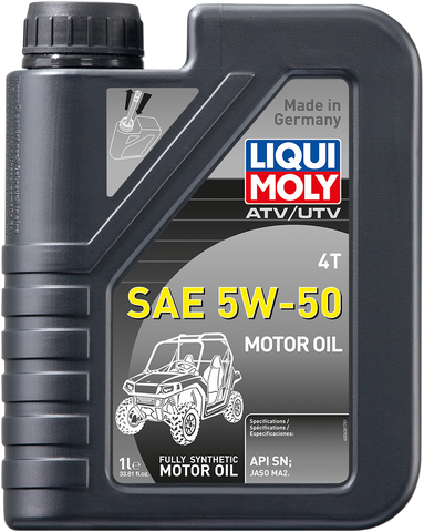 LIQUI MOLY ATV/UTV 4T Engine Oil - 5W-50 - 1 L 20212