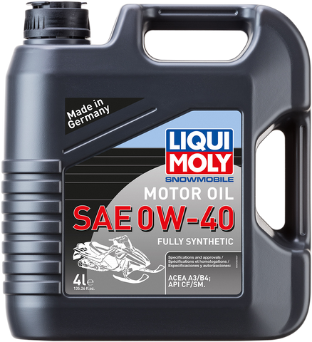 LIQUI MOLY Snowmobile Synthetic Oil -  0W-40 - 4 L 20150