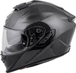 Exo St1400 Carbon Full Face Helmet Gloss Black Lg