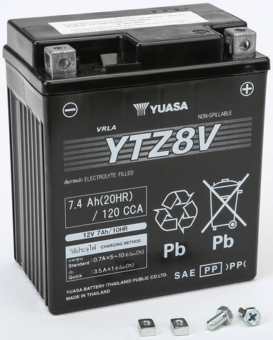 Battery Ytz8v Sealed Factory Activated