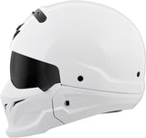 Covert Open Face Helmet Gloss White Md