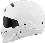 Covert Open Face Helmet Gloss White Lg