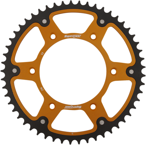 SUPERSPROX Stealth Rear Sprocket - 53-Tooth - Gold - Honda RST-210-53-GLD