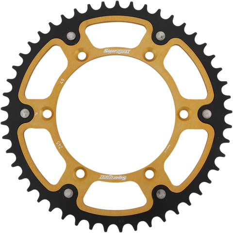 SUPERSPROX Stealth Rear Sprocket - 49-Tooth - Gold - Yamaha RST-245-49-GLD