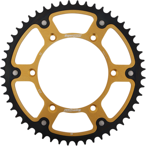 SUPERSPROX Stealth Rear Sprocket - 52-Tooth - Gold - Yamaha RST-245-52-GLD
