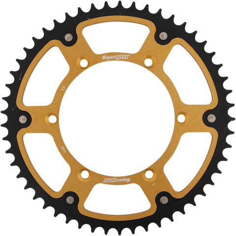 SUPERSPROX Stealth Rear Sprocket - 53-Tooth - Gold - Kawasaki RST-460-53-GLD