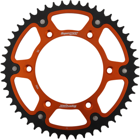 SUPERSPROX Stealth Rear Sprocket - 50-Tooth - Orange - Husaberg RST-990-50-ORG