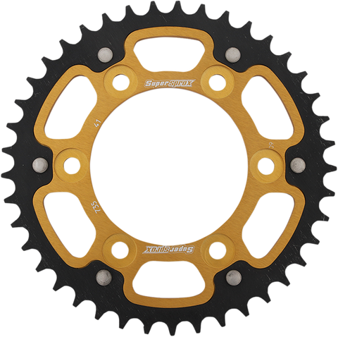 SUPERSPROX Stealth Rear Sprocket - 41-Tooth - Gold - Ducati RST-735-41-GLD