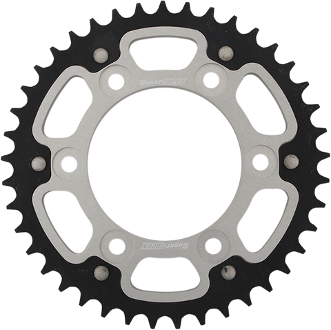 SUPERSPROX Stealth Rear Sprocket - 41-Tooth - Silver - Ducati RST-735-41-SLV