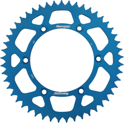 SUPERSPROX Rear Sprocket - Blue - Yamaha - 49-Tooth RAL-245-49 BLU