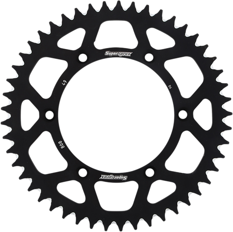SUPERSPROX Rear Sprocket - Black - Kawasaki - 49-Tooth RAL-808-49-BLK