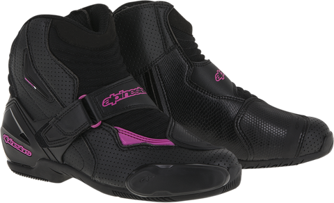 ALPINESTARS SMX-1R Vented Boots - Black/Pink - US 11.5 / EU 44 2224116-1039-44