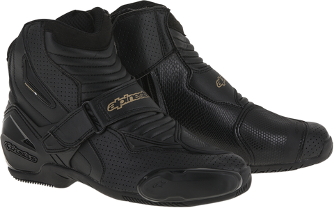 ALPINESTARS SMX-1R Vented Boots - Black/Gold - US 9 / EU 41 2224116-185-41