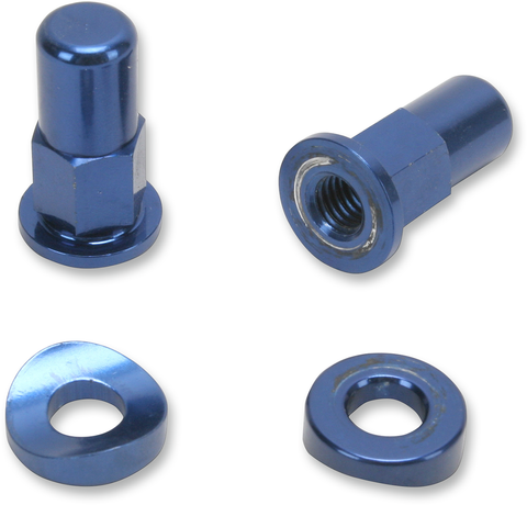 NO TOIL Rim Lock Nut/Spacer - Kit - Blue NTRK-003