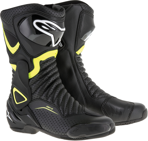 ALPINESTARS SMX-6 v2 Vented Boots - Black/Yellow - US 3.5 / EU 36 2223017-1550-36