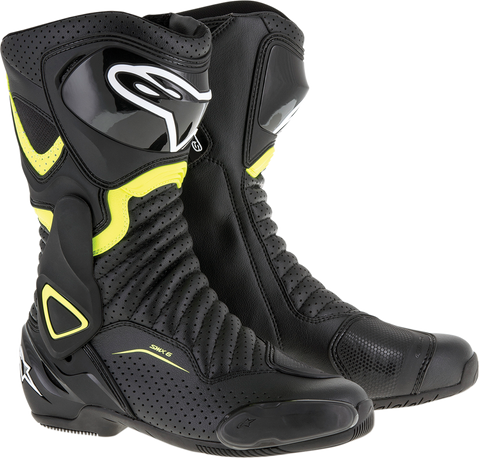 ALPINESTARS SMX-6 v2 Vented Boots - Black/Yellow - US 9 / EU 43 2223017-1550-43