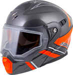 Exo At950 Cold Weather Helmet Teton Orange Lg (Dual Pane)
