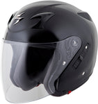 Exo Ct220 Open Face Helmet Gloss Black Lg