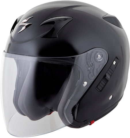 Exo Ct220 Open Face Helmet Gloss Black Md