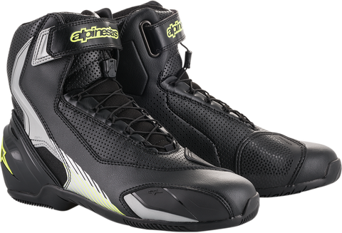 ALPINESTARS SP-1 v2 Vented Shoes - Black/Silver/Yellow Fluorescent - US 11.5 / EU 46 251131815946