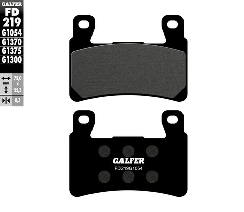 Brake Pads Semi Metallic Fd219g1054