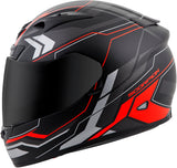 Exo R710 Full Face Helmet Transect Red Lg