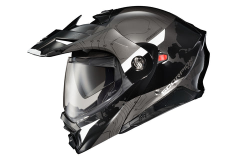 Exo At960 Modular Helmet Topographic Black/White Md