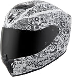 Exo R420 Full Face Helmet Shake White Lg