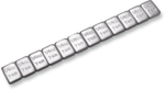 MOTION PRO Wheel Weight - Steel - Silver - 90 oz Box 08-0452
