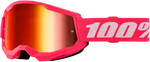 Strata 2 Junior Goggle Pink Mirror Red Lens