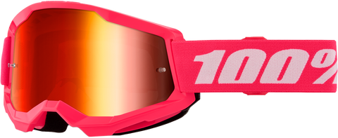 Strata 2 Junior Goggle Pink Mirror Red Lens