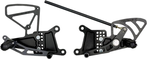 Rear Set Complete Blk Yam