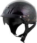 Exo C110 Open Face Helmet Azalea Black/Gold 2x