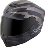 Exo R420 Full Face Helmet Tracker Titanium/Black Md
