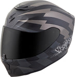 Exo R420 Full Face Helmet Tracker Titanium/Black Lg