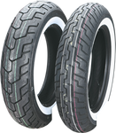 DUNLOP Tire - D404 - Wide  Whitewall - Rear - 150/90-15 45605050