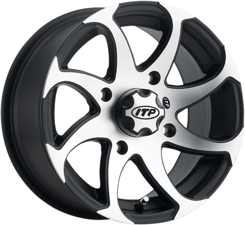 ITP Twister® Directional Wheel - Front/Rear | Right - Machined Black - 14x7 - 4/137 - 5+2 1422328536BR