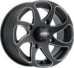 ITP Twister® Directional Wheel - Front/Rear | Right - Milled Black - 14x7 - 4/137 - 5+2 1422328727BR