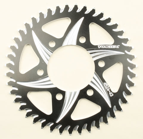 Rear Cat5 Sprocket Aluminum 43t 520 Blk Kaw