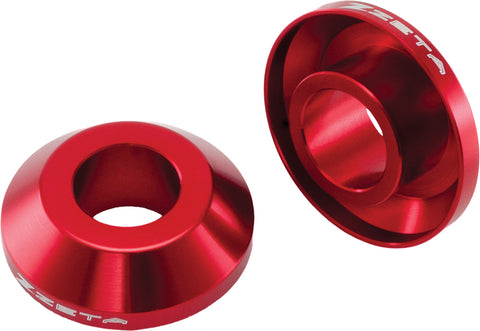 Fast Rear Wheel Spacers Red
