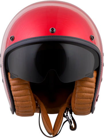 Bellfast Open Face Helmet Candy Red Xs