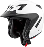 Exo Ct220 Open Face Helmet Gloss White Lg