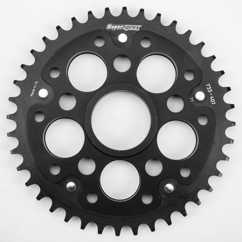 Rear Stealth Sprocket Alu/Stl 40t 520 Blk Duc