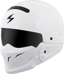 Covert Open Face Helmet Gloss White Sm