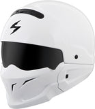 Covert Open Face Helmet Gloss White Sm